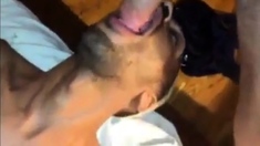 Perfect throat fuck