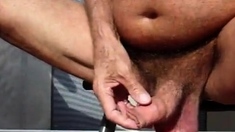 Long foreskin - Low hanging balls