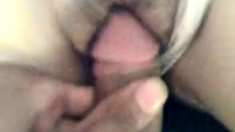Big-Titted Malay Girl in Pink Tudung Gives Amateur Blowjob