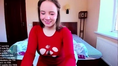 Curly Blonde Teen Records Solo Dildo Masturbation More at