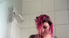 Amateur blondie solo anal masturbation