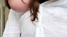 Close up amateur masturbating solo
