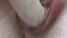 Sexy hottie Anetta Keys enjoys a solo toy masturbation