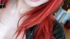 Great Big Boobs On Masturbating Redhead