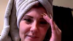 Hot Brunette mature Webcam Masturbation