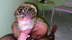 Homemade amateur blonde blowjob