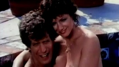 Beautiful Brunette Big Boobs Rides Fake Cock