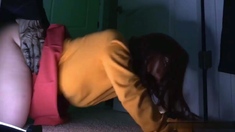 Amateur couple doing very hardcore doggystyle