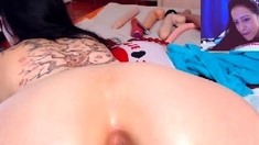 Amateur brunette ariana marie solo toying
