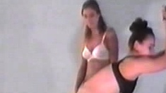 Hot Brunette Teen Nailed In Doggystyle