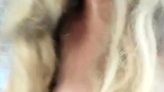 Big boob brunette masturbates on webcam