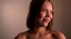 Tantalizing Busty Babe Goes Solo And Masturbates