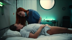 Horny Lesbian Vampires - Redhead Nurse Mesmerizes Brunette