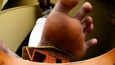 Pioneers Cabin Crushed Under Fbc’s Giant Bare Feet!!