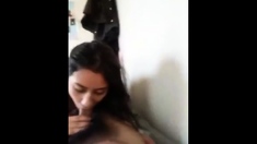 Latina GF Blowjob & Cumshot