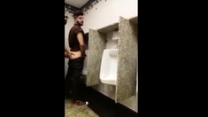 Fucking at the urinal