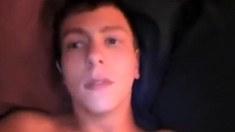 Boy begging for Daddy dick inside him