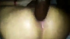 Big balls pounding a bottom