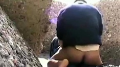 Sex in a cave by the Beach