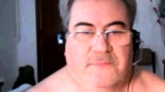 hot argentinian grandpa wanking and cumming